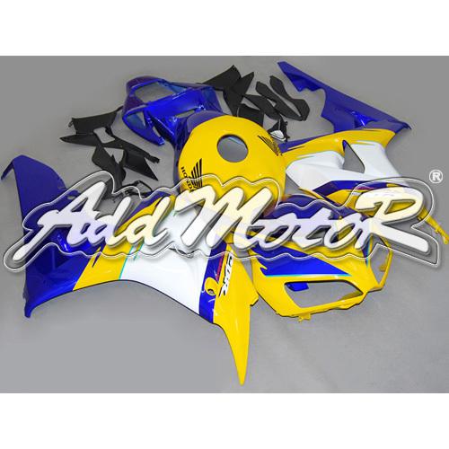 Injection molded fit fireblade cbr1000rr 06 07 yellow blue fairing 16n65