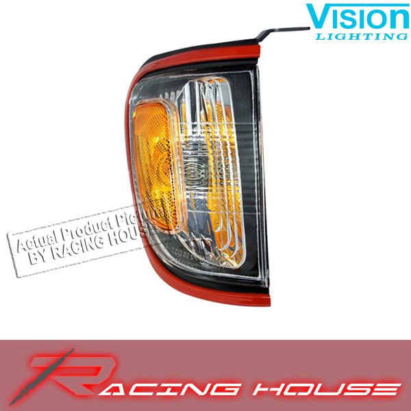 Right passenger parking light w/red bezel 2001-04 toyota tacoma