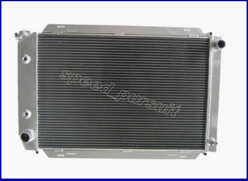 1980-1993 ford mustang cobra gt 3 rows aluminum radiator 80-93