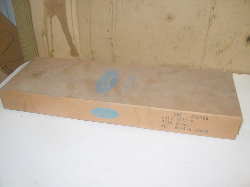 Ford nos head gasket set e3fz-6051-a