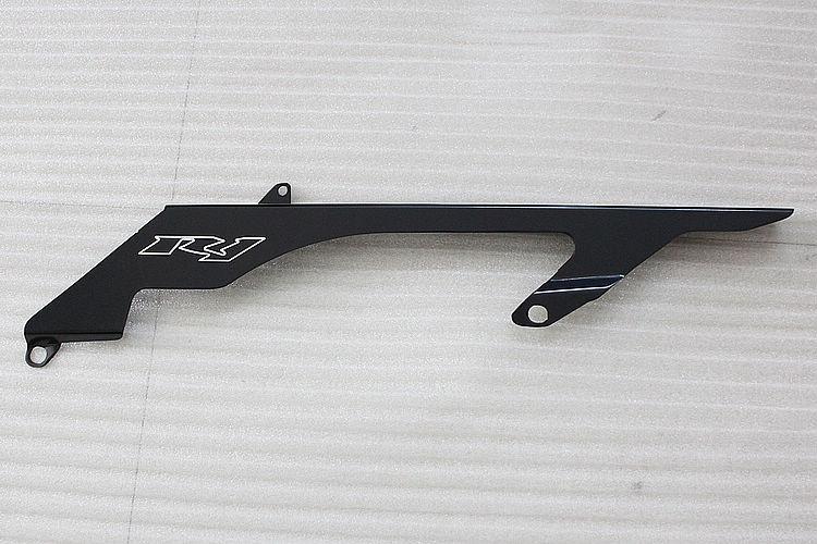 Black chain guard cover for yamaha yzf r1 2004 2005 2006 2007 2008