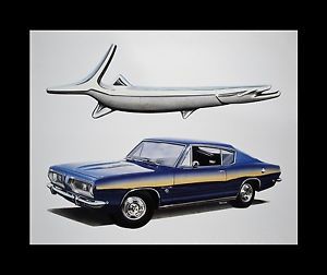 Barracuda cuda formula s valiant plymouth 1967 1968 1969 440 426 hemi: art print