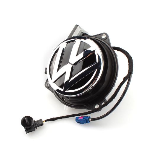 Vw emblem car rearview camera for flip logo camera new rgb vw passat cc