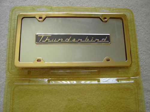 Au-tomotive gold  thunderbird licence plate  frame kit