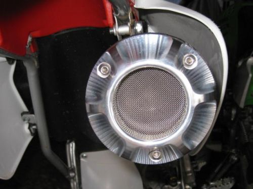 3d power tip - cnc exhaust tip honda xr400 xr 400 with spark arrestor screen