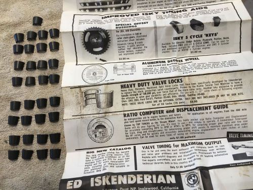 Olds v8 iskenderian spring retainers and valve keepers