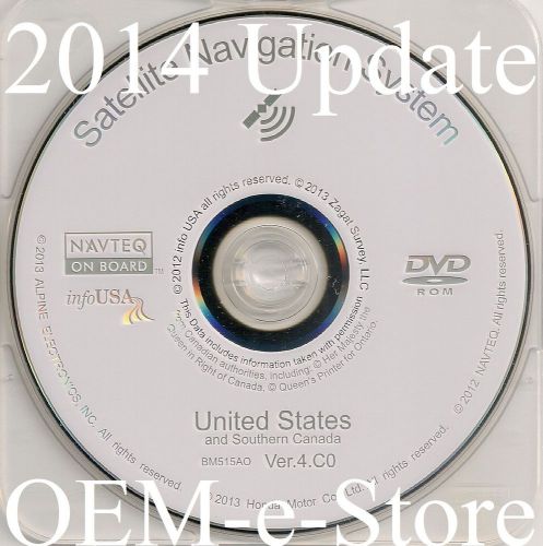 2014 update 2006 2007 2008 2009 acura mdx navigation white dvd map v4.c0 %100oem