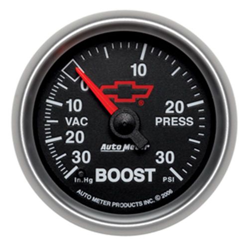 Auto meter 3659-00406 gm series; electric boost/vacuum gauge