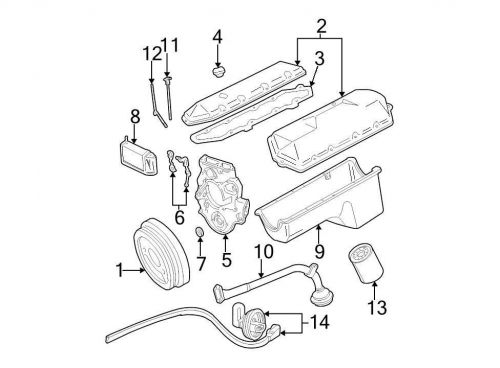 Ford oem engine crankshaft seal f4tz6700a image 7