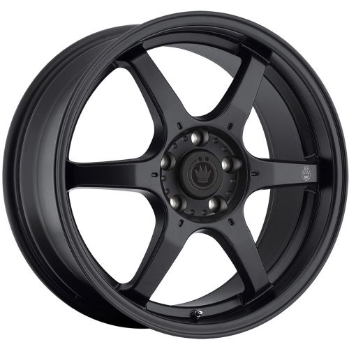 Konig backbone 16x7 5x114.3 (5x4.5) +40mm black wheels rims bc67514405