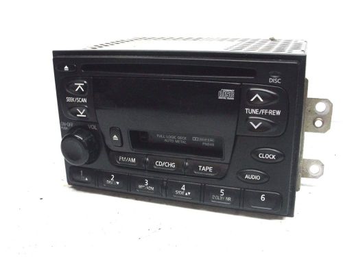 Nissan xterra frontier dash cd cassette radio oem 281887z500 99 00 01 02 03 04