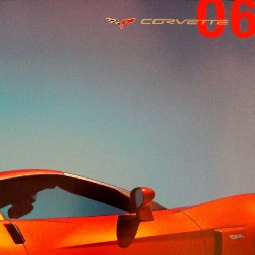 Corvette 2006 - dealer book brochure - z51 chevrolet c6 - 06 ls2 coupe - new set