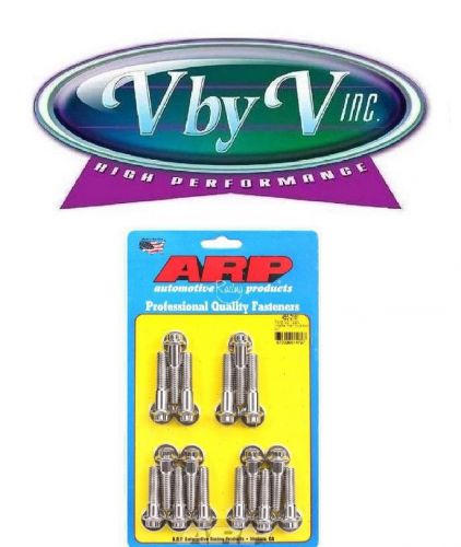 Arp 455-2101 big ford polished stainless intake manifold 12-pt kit (1-pk) each