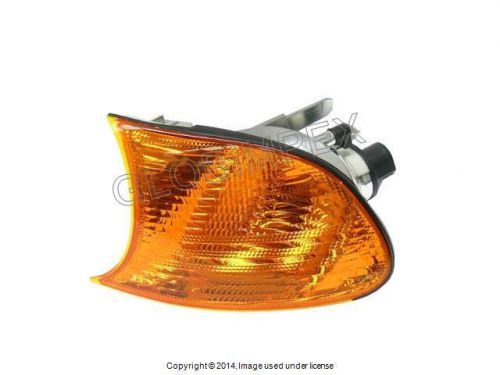 Bmw e46 turn signal light with yellow lens left / driver side front oem new