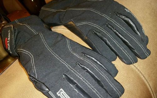 Held black ladies touring gloves motorcycle leather palm