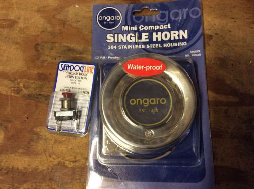 Ongaro mini compact single horn with free horn button