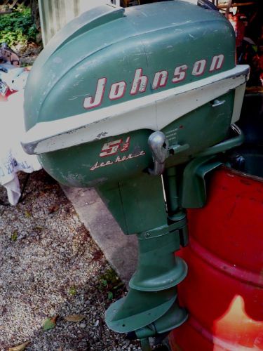 &#039;53-&#039;54 cd-11 johnson sea horse 5.5hp outboard complete.delivery to your service