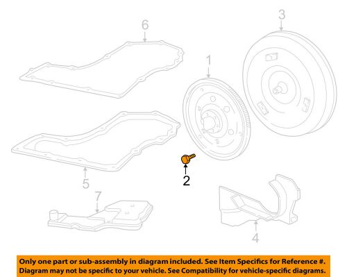 Pontiac gm oem 99-01 grand am transaxle parts-flywheel bolt 11588468