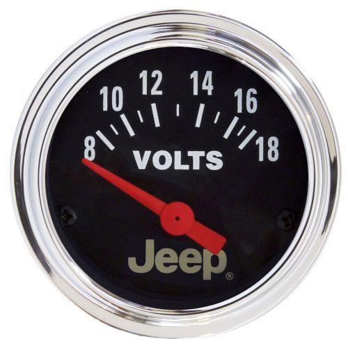 Auto meter 880242 jeep; electric voltmeter gauge