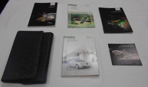 2008 jaguar s-type owner manual 6/pc.set + navigation &amp; jaguar premium case,,