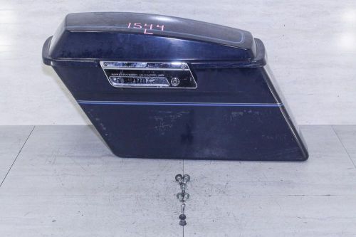 04 harley electra glide flhtc left saddlebag luggage case &amp; lid