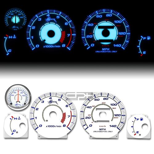 Reverse indiglo glow gauge white face for 95-99 nissan maxima v6 3.0 vq30de a32