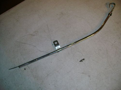 1964-1973 ford 289 / 302 chrome oil dipstick tube &amp; dip stick - new