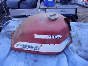 Honda atc 110 gas fuel tank metal original with cap