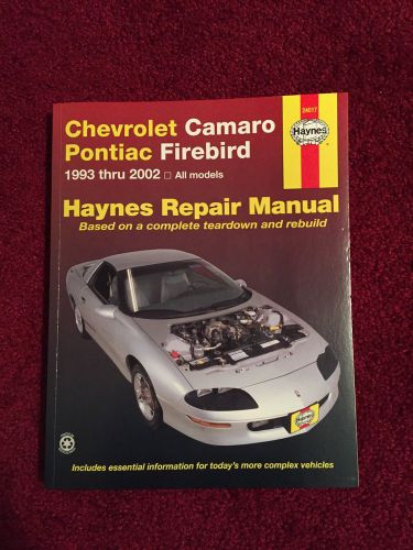 1993-2002 camaro repair manual