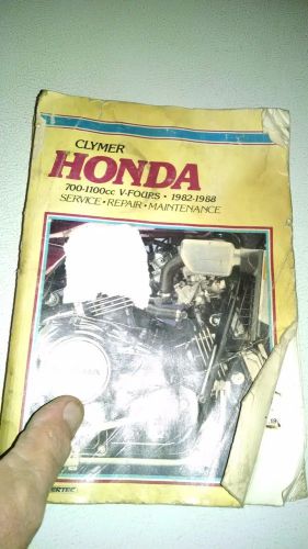 Clymer honda 700-1100cc v four 1982-1988 v45-v65 service repair manual