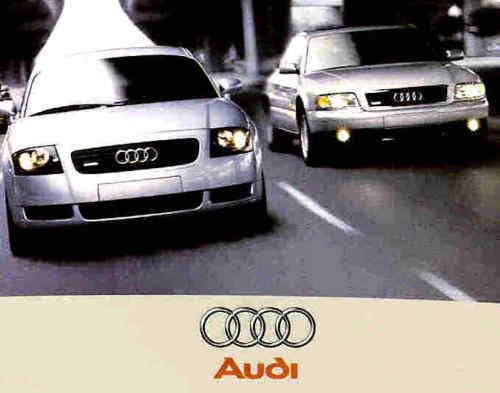 2000 audi deluxe brochure-a4-a6-avant-a8-s4-tt coupe