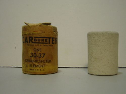 Carter carburetor ceramic filter element # 30-37