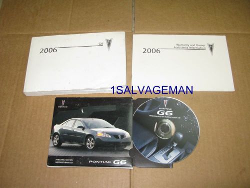 2006 pontiac g-6 owners manual 06 pont g-6 manual 2006 pontiac g-6  06 g-6