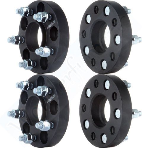 4 pcs cnc wheel spacers 5x4.5 5x114.3 | 66.2 cb | 12x1.25 | 25mm 1 inch for sti