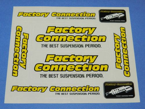 Factory connection racing decals stickers moto superbike offroad enduro atv bike