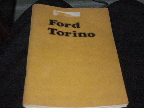 1974  ford torino owners  manual original