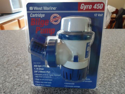 West marine cartridge  bilge pump  gyro450 nos