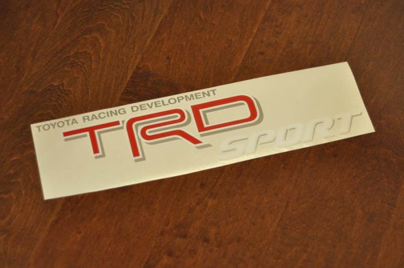 Trd sport toyota racing development decal sticker tacoma sr5 tundra truck v2.3