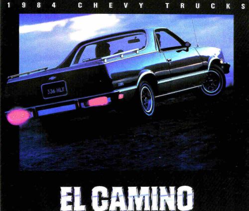 1984 chevy el camino brochure -el camino ss-sport-conquista-el camino