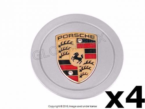 Porsche 911 boxster &#039;96-&#039;05 hub cap for alloy wheel set of 4 genuine +warranty