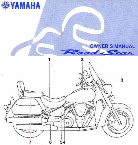 2004 yamaha road star 1700 motorcycle owners manual -xv17as-xv17ass-vx17ats