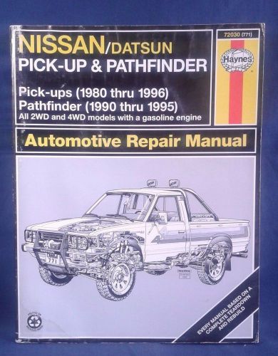 Haynes publications 72030 (771) repair manual nissan pathfinder datsun pickups