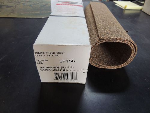 Detroit 57156 cork/rubber gasket material sheet 3/32 x 10 x 26