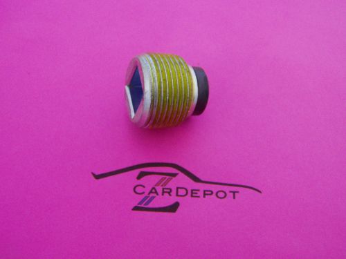 Datsun 1970-83 240z 260z 280z 280zx manual trans magnetic oil drain plug new 528