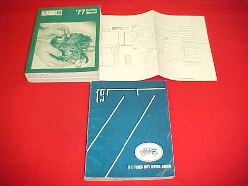 1977 original pontiac trans am t/a ta firebird service shop repair manual oem 77