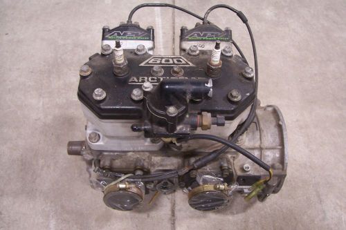 Arctic cat snowmobile 2002 zr 600 efi short block engine 0662-322