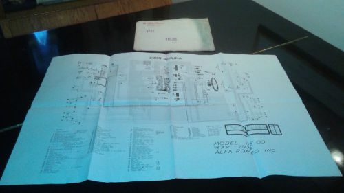 Vintage alpha romeo wiring diagram, 2000 berlina