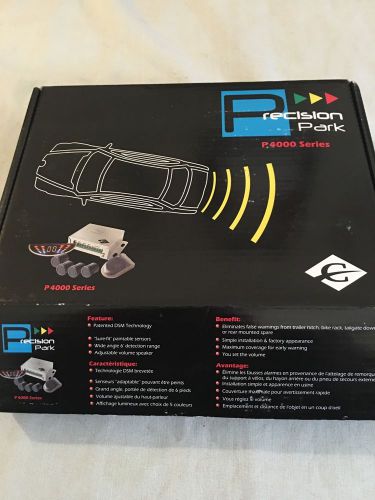 Precision park p4000 reverse back up parking detection system 4-sensors