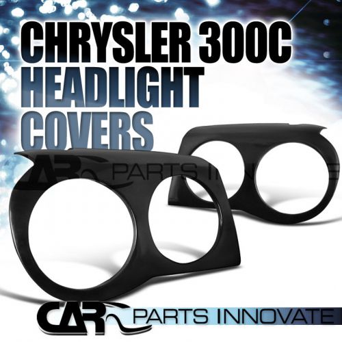 2005-2010 chrysler 300c headlights covers abs eyelids kit