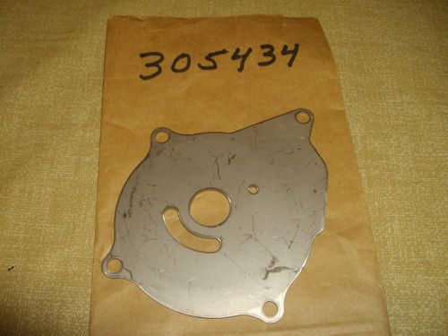 New oem omc evinrude johnson 305434 water pump impeller wear plate outboard